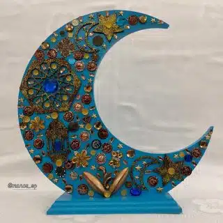 Blue embellished helal