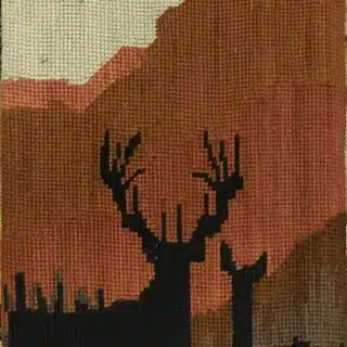 Sunset Silhouettes: Deer in the Wild"