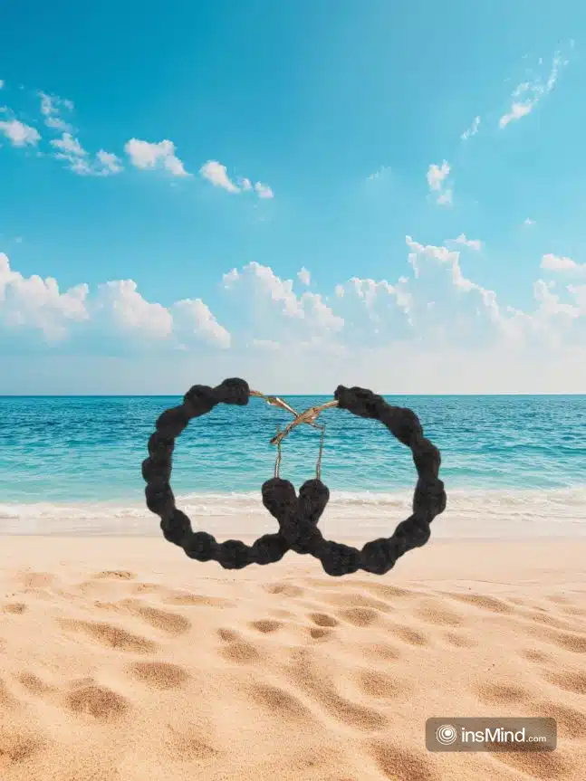 Minimalist Handmade Dark Brown Braided Hoop Earrings 4 20241106 213604