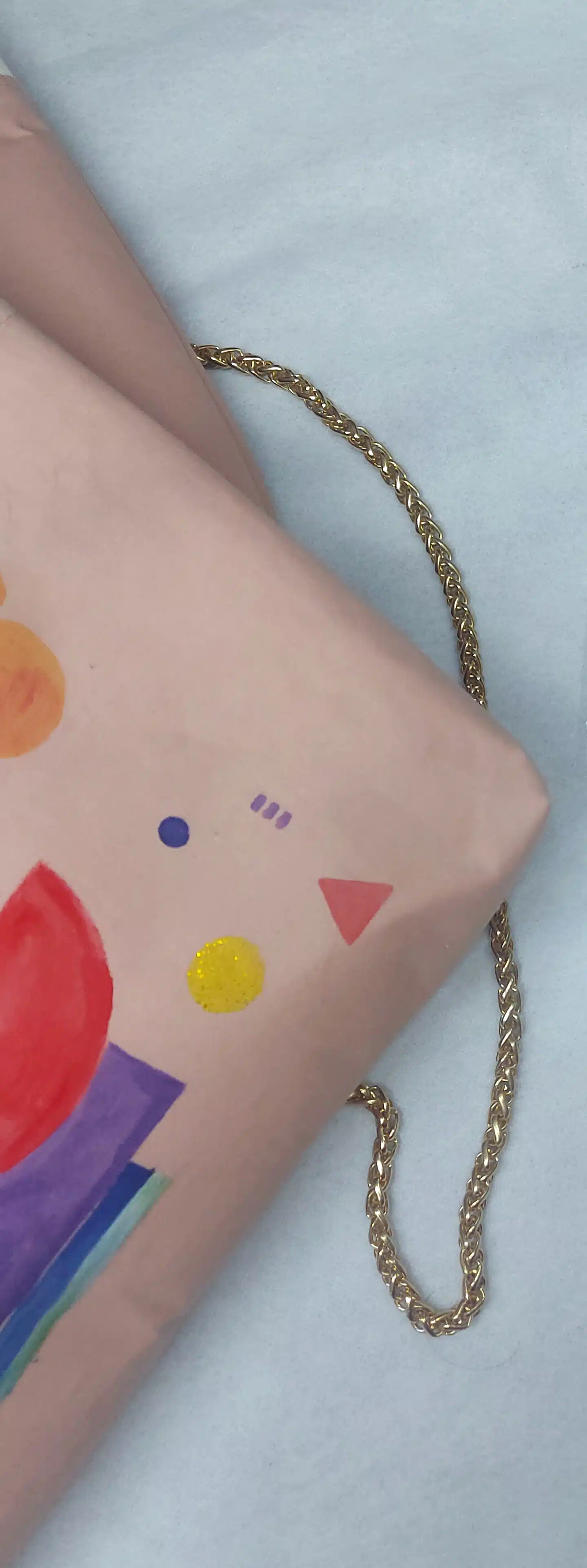 Geometric shapes cross bag fabric painting 2 20241216 235917 scaled