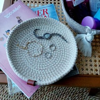 Handmade Cotton Rope organizer bowl