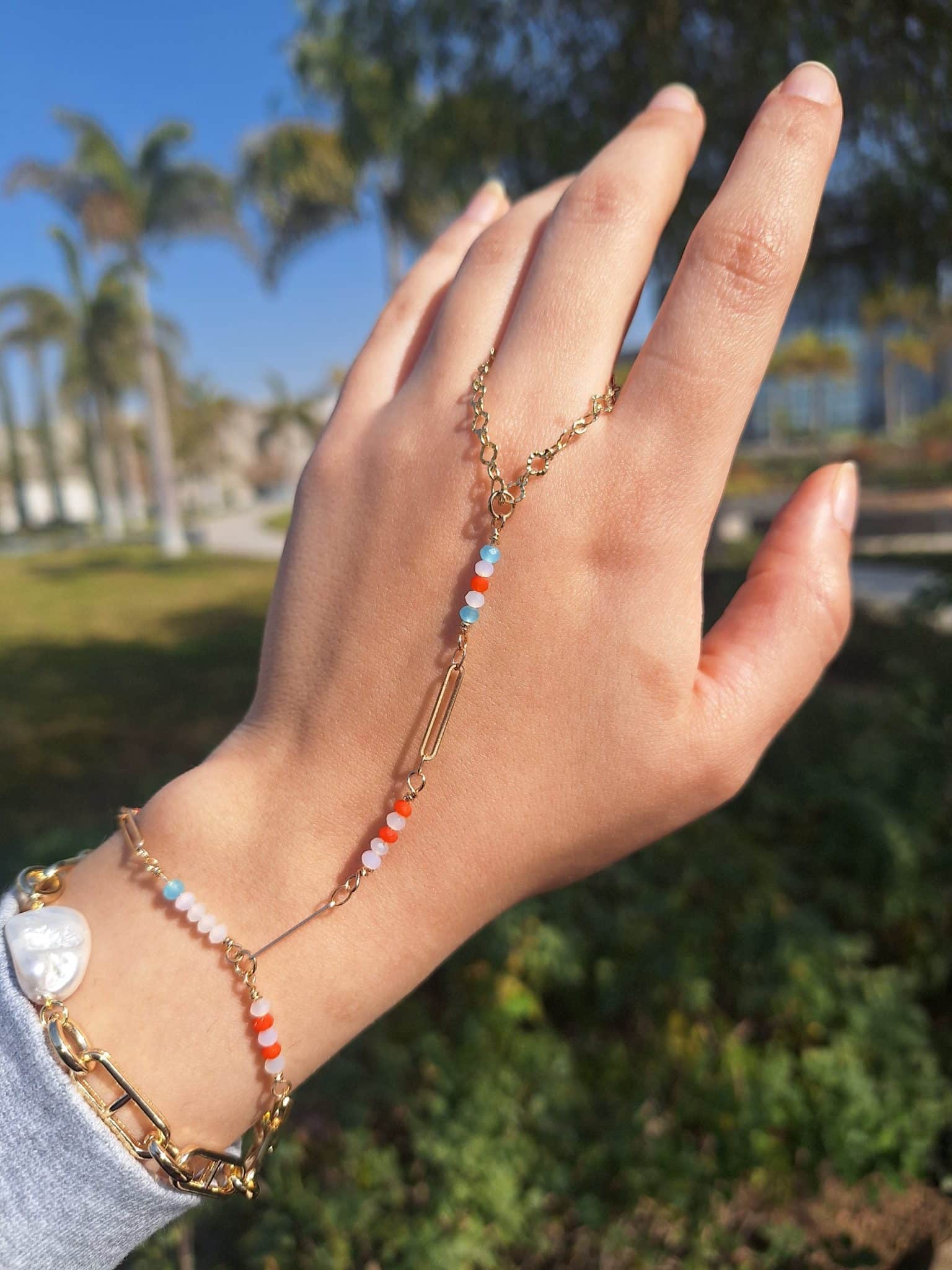 Multicolored hand chain 1 Multicolored hand chain