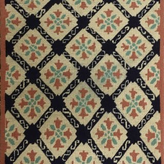 Traditional Geometric Needlepoint Artwork