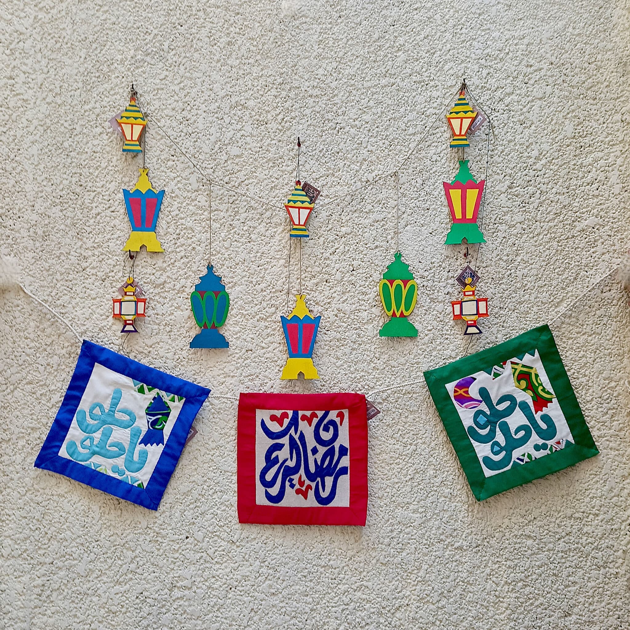 فانوس رمضان خشب زينه رسم يدوي 3 3 7 scaled