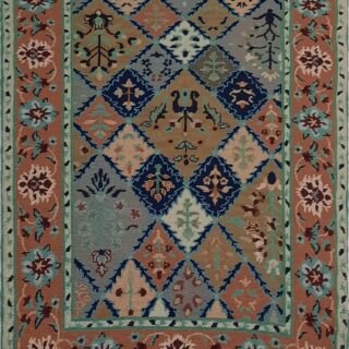 Artisan Handwoven Floral Tapestry