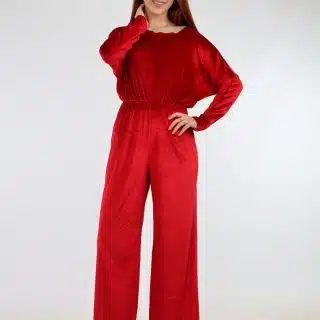 Velvet jumpsuit