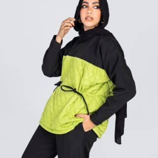 lime Puffer sweatshirt
