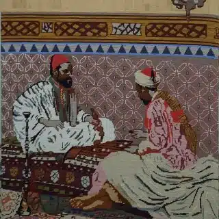 Traditional Oriental Tapestry Design