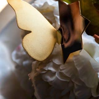 Butterfly bracelet with Islamic art