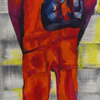 YOUTH AMBITIOUS OIL PAINTING