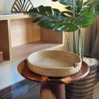 Cotton cord rope tray decorative plate