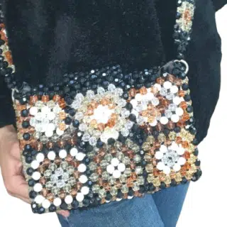 Granny beaded bag