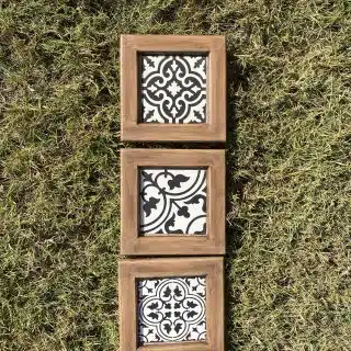 Black & White Tiles Tableaux