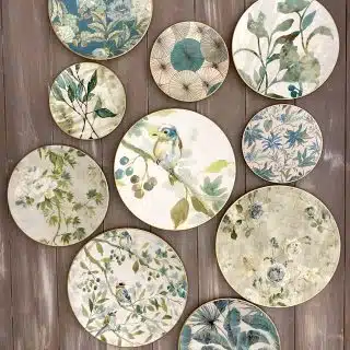 "Peaceful Garden" Wall Plates Collection