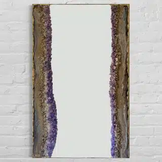 Amethyst Rectangluar Mirror