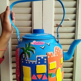 The Nubian Village | Big blue teapot