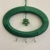 Green thread keychain hanger