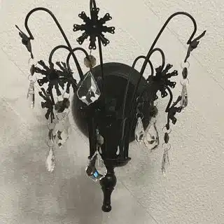 Black & Crystal appliqués