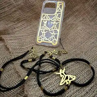 Small Dervish Design Set (Mobile cover + Chain)