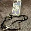 Eye of Horus & Key of Life Design Set (Mobile cover + Chain)