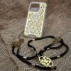 Patterned Design Set (Mobile cover + Chain)