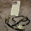 Patterned Design Set (Mobile cover + Chain)