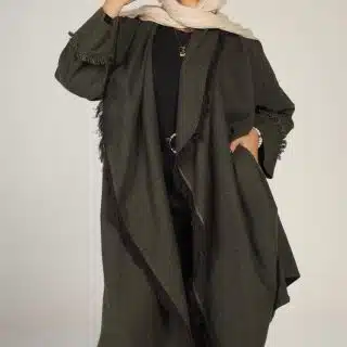 Fringes wool cardigan