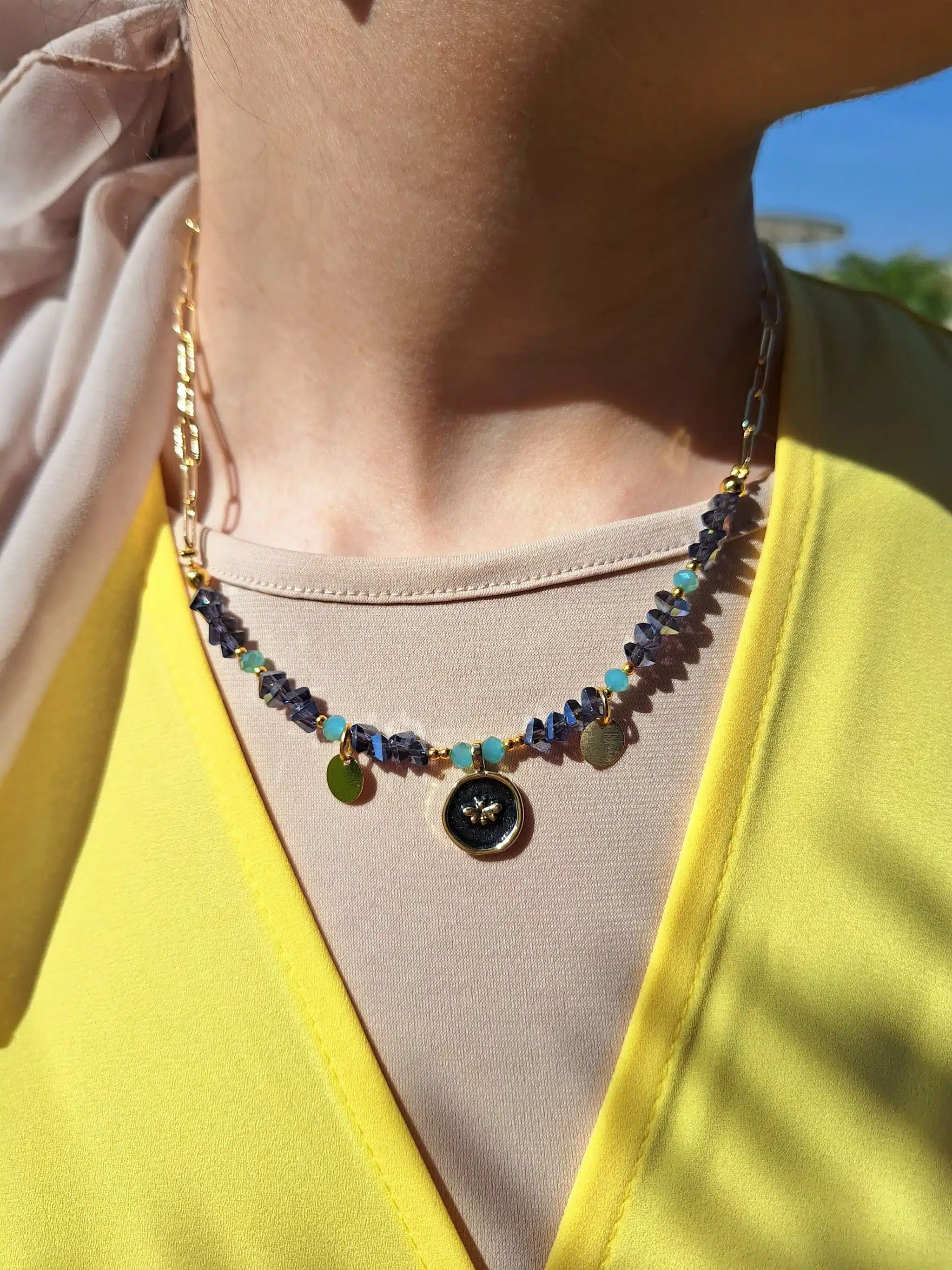 Disco necklace 1 Disco necklace