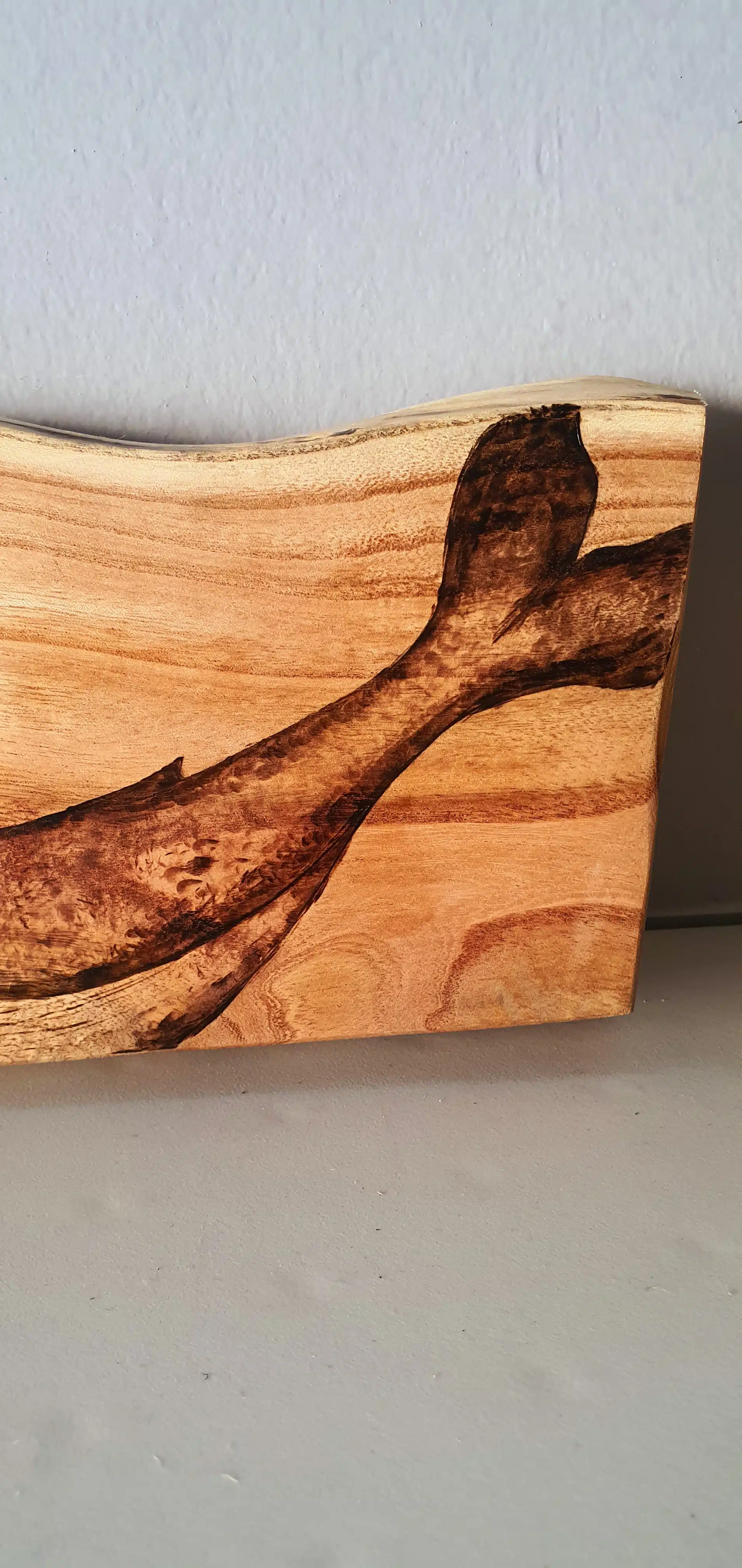 Baby Whale - Tree Slice 4 خشب حوت