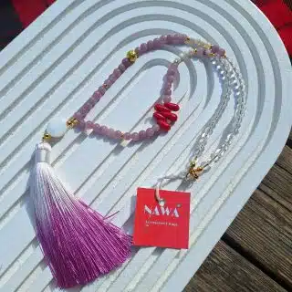 Lavender long Necklace