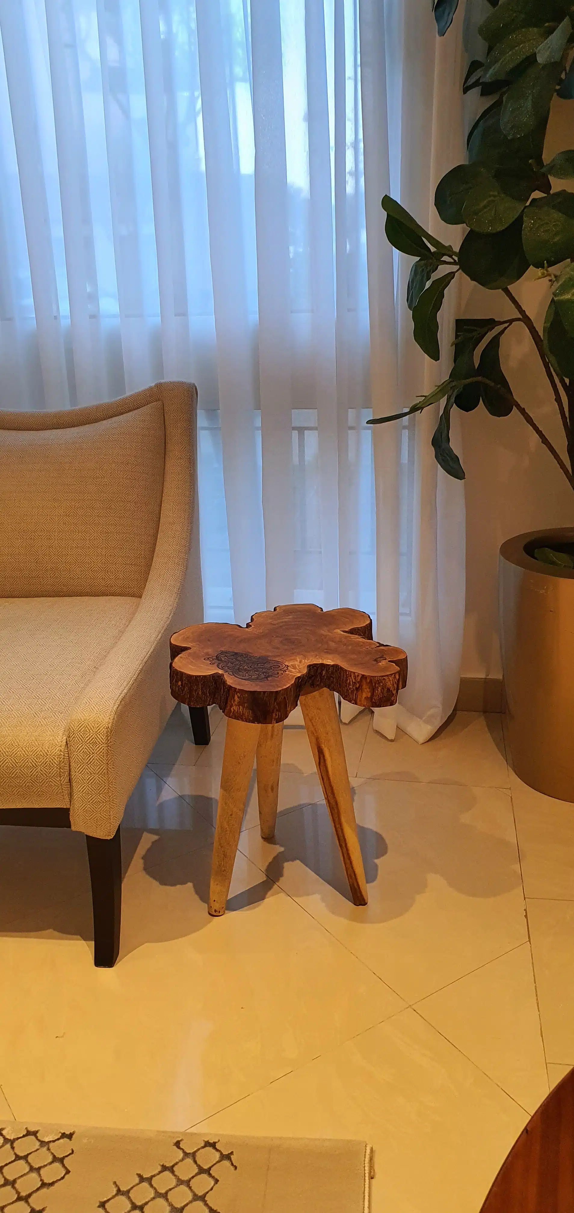 Majestic Pattern - Side Table 5 ترابيزه خشب