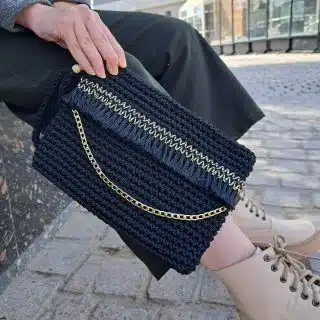 Black Arabian clutch