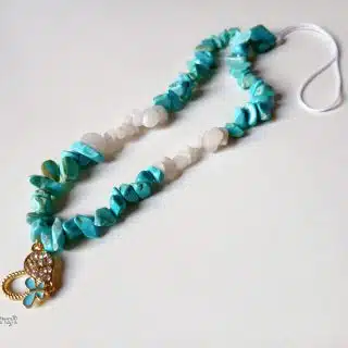 Sea-blue mobile-chain