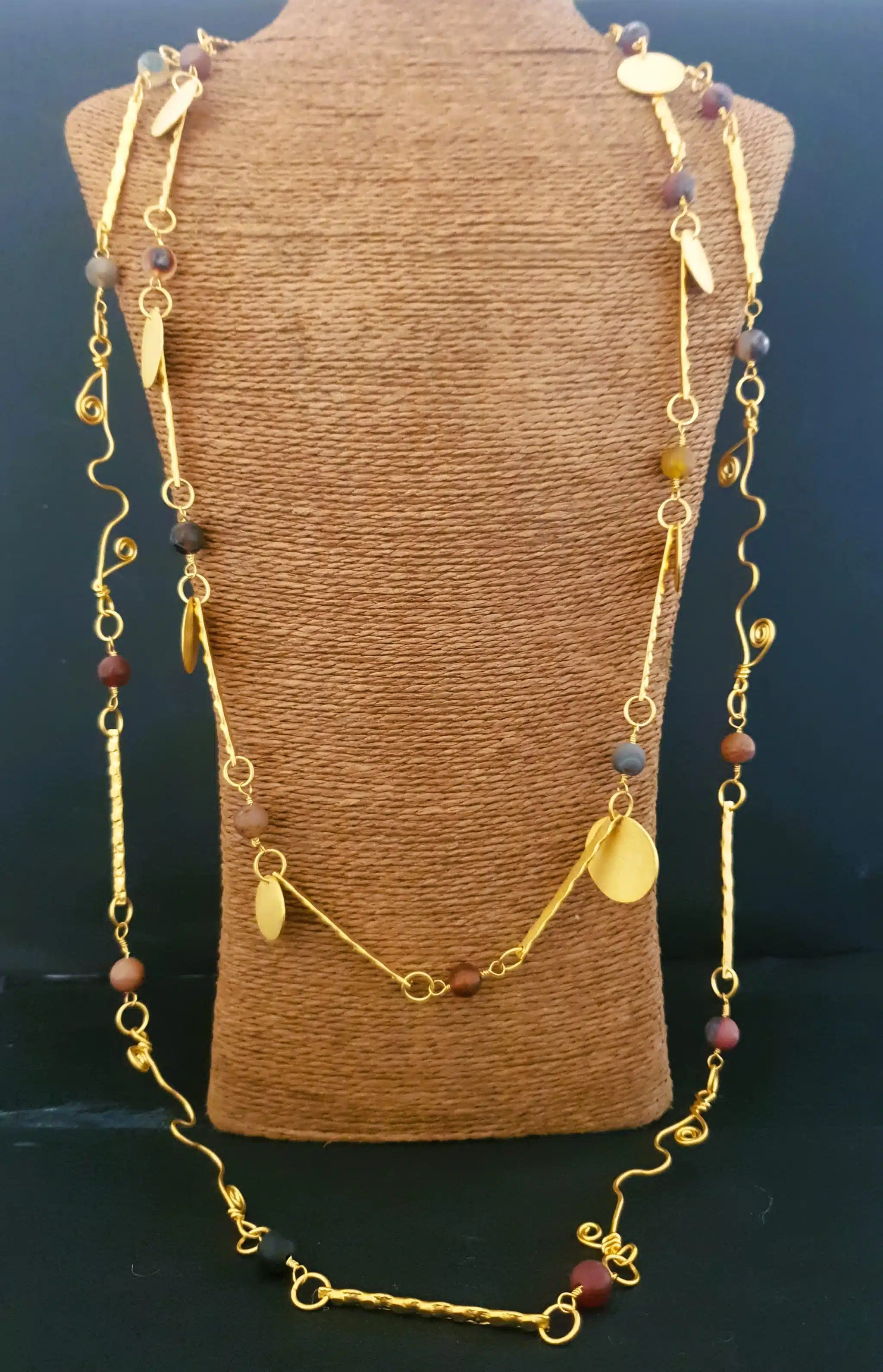 Long double layered necklace 1 Long double layered necklace