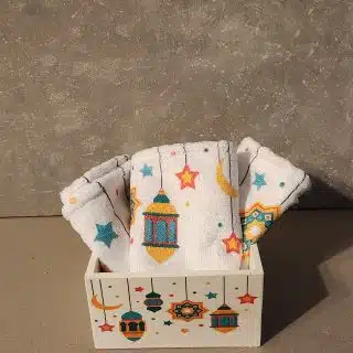 Towel Box Colorful Ramadan