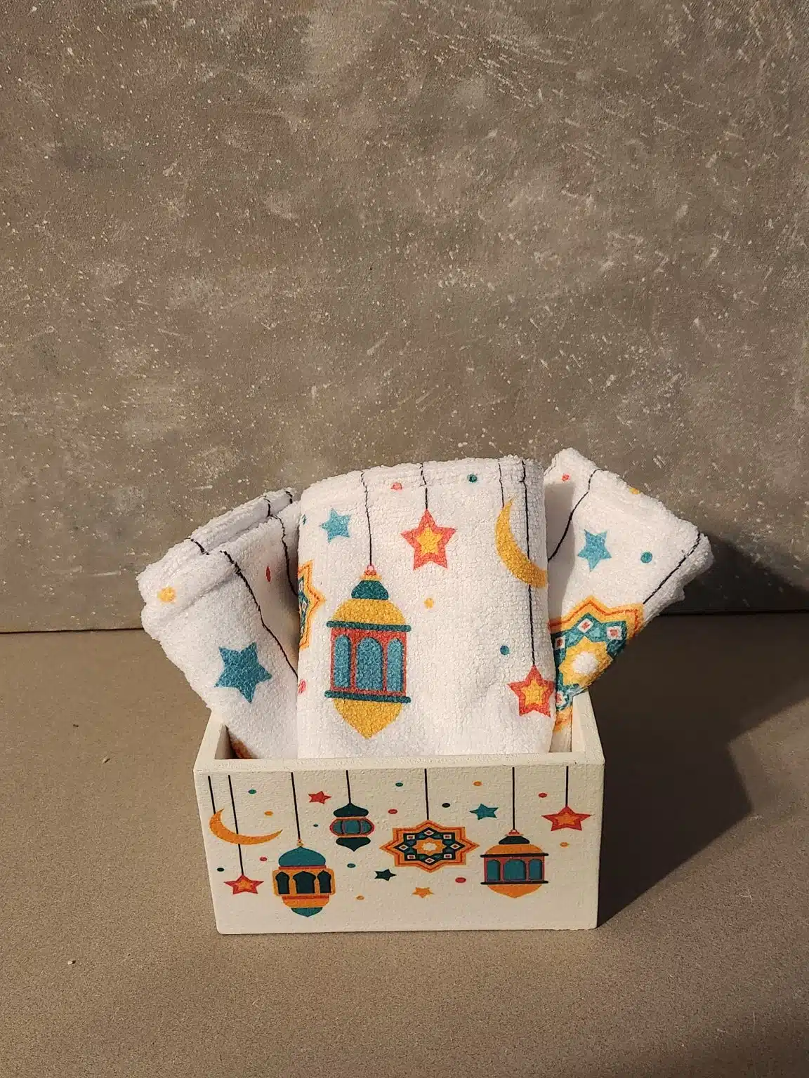 Towel Box Colorful Ramadan 1 Towel Box Colorful Ramadan