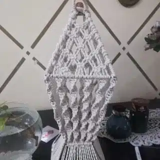 Macrame lantern