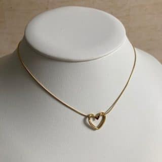 Trendy heart necklace