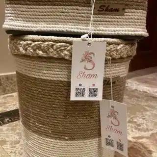 Basket & tissue box set