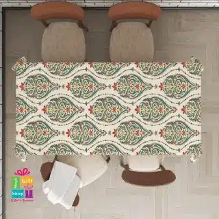 tablecloth (Blue & beige)