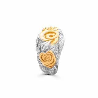 Calligraphy Collection, Arabic Initials , Letter H (Ha2 هـ) , Adjustable Ring