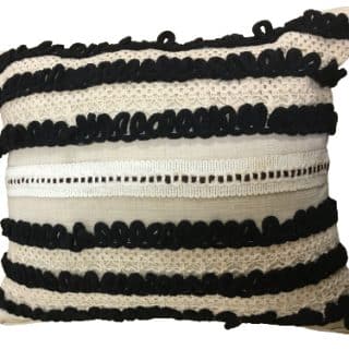 Handmade Textured Boho Cushion