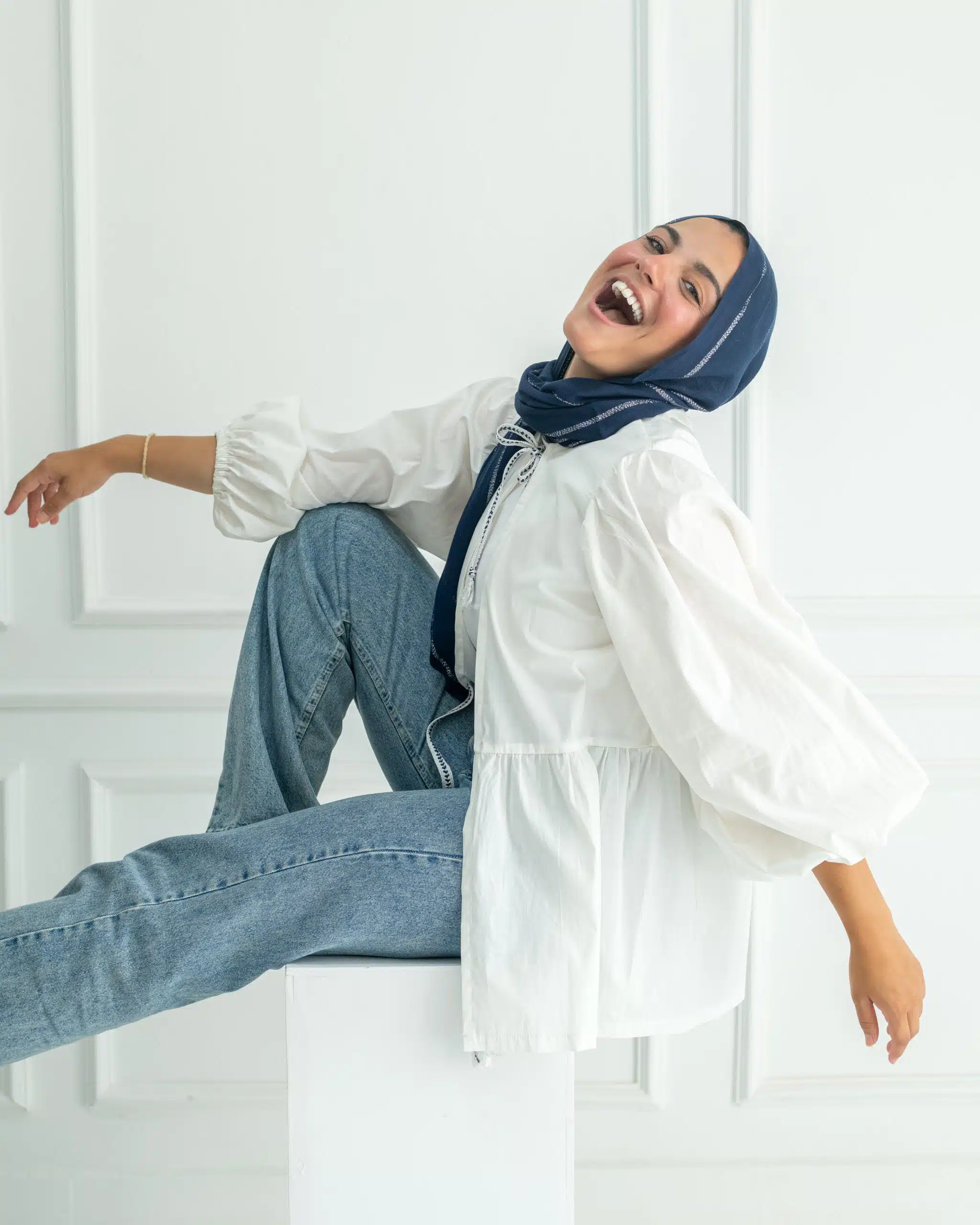 Puffy sleeve blouse 2 DSC 9361 1 scaled