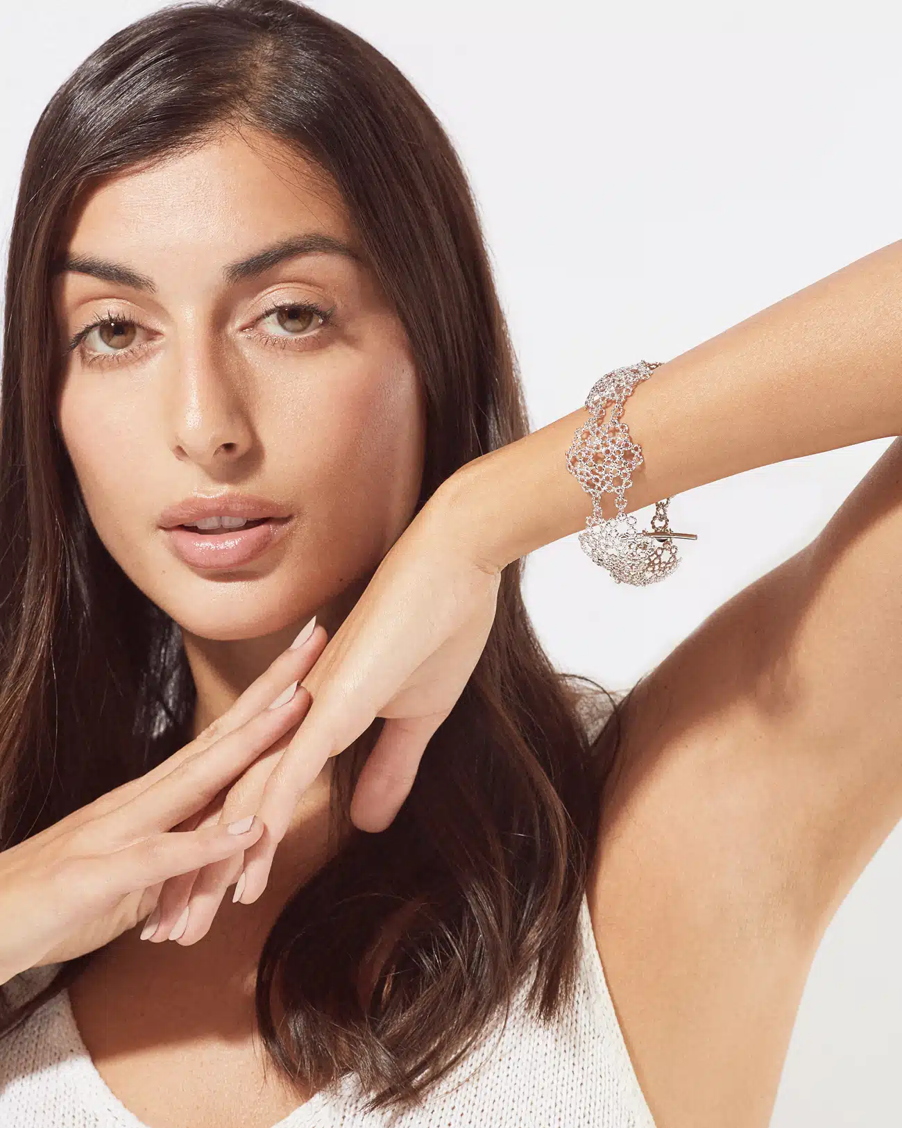 Dentellier Collection , Half Sphere Bracelet 2 Dentellier Bracelet SZB213.1