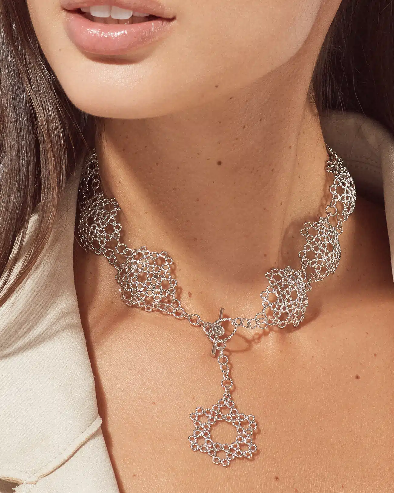 Dentellier Collection , Dentellier Half Sphere Choker 4 Dentellier Half Sphere Choker SZN219.3