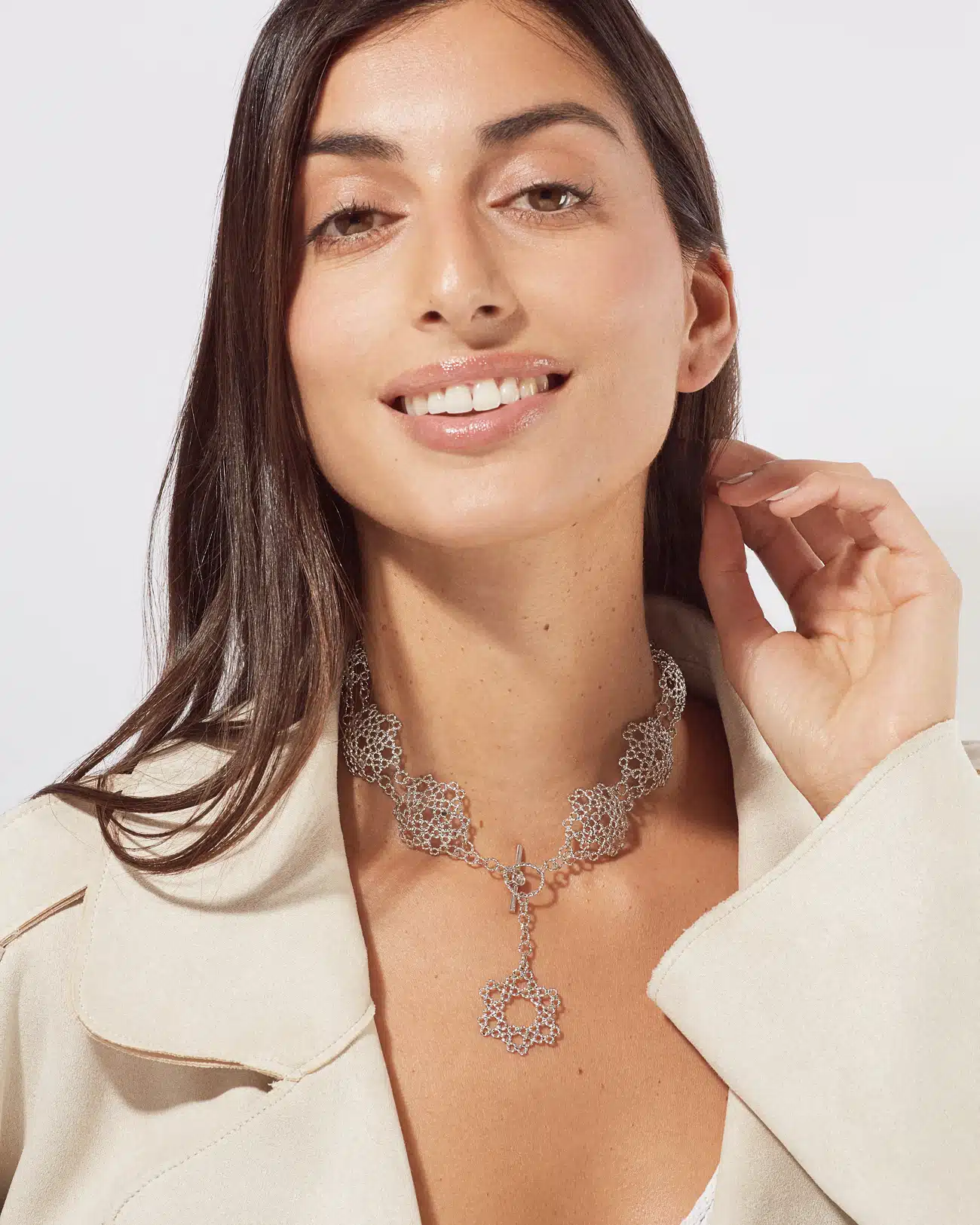 Dentellier Collection , Dentellier Half Sphere Choker 5 Dentellier Half Sphere Choker SZN219.4