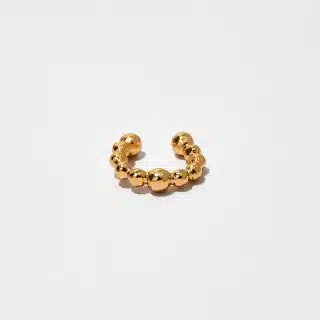 Ear Cuff Collection, Golden Balls Texture