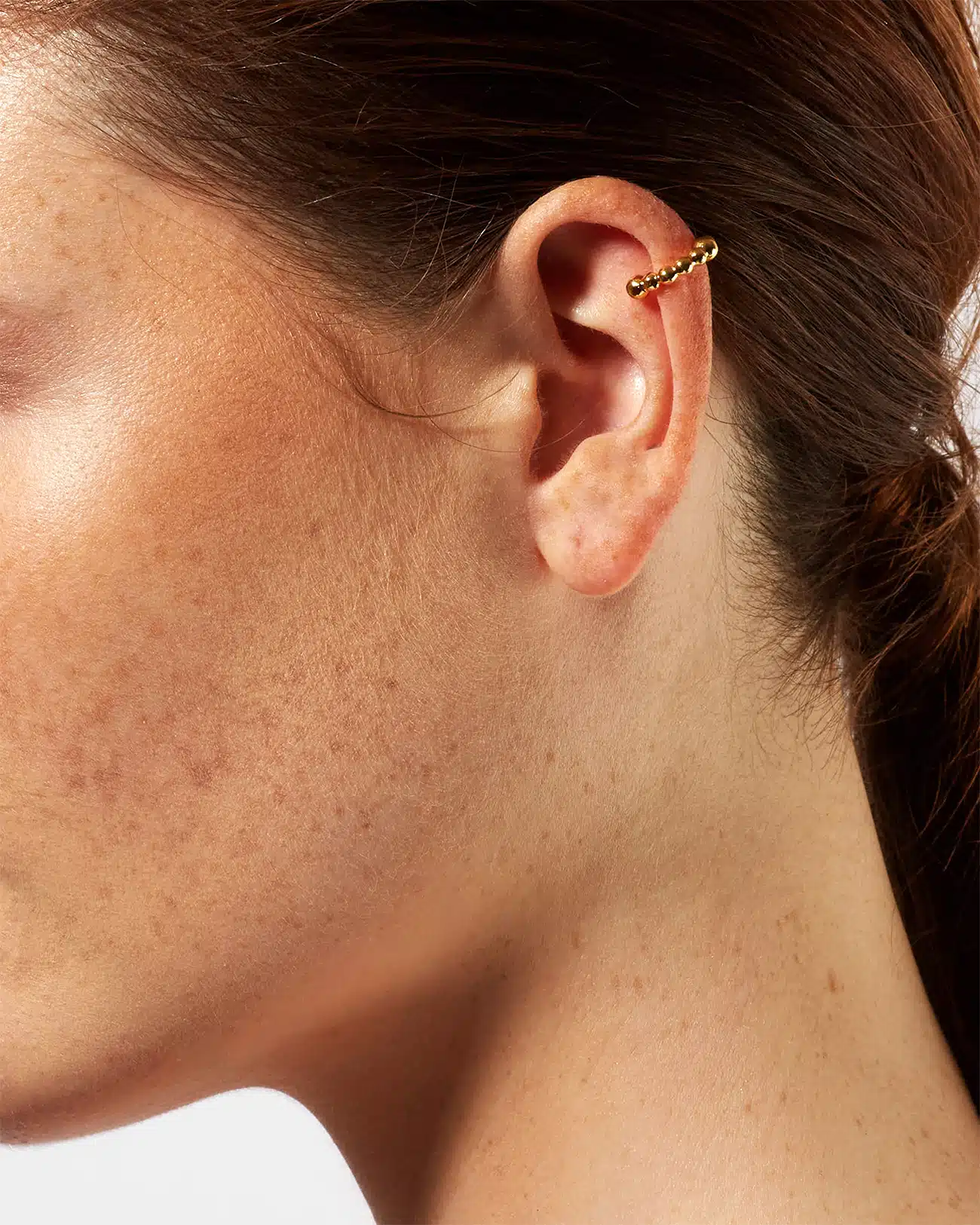 Ear Cuff Collection, Golden Balls Texture 2 Ear Cuff Balls Texture SZE237.3