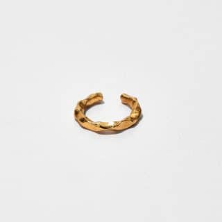 Ear Cuff Collection, Golden Grooves Texture