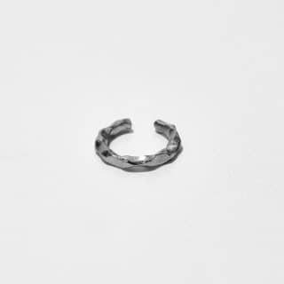 Ear Cuff Collection, Platinum Grooves Texture